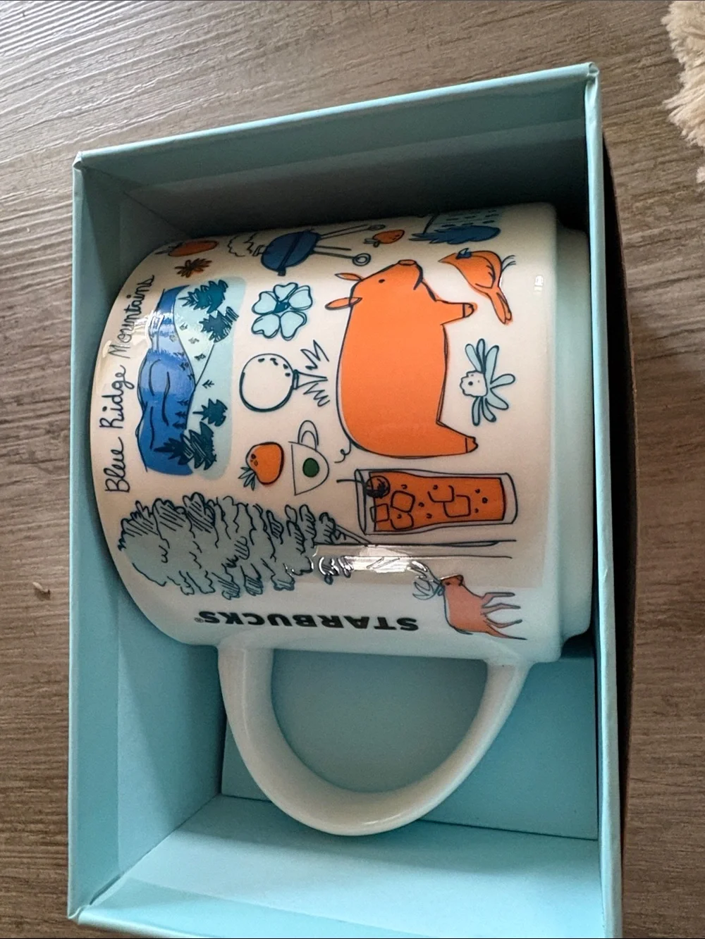 New Starbucks Blue Ridge Mountains, North Carolina collector mug